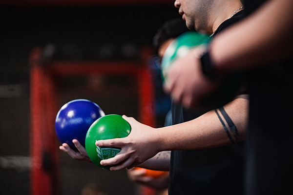 Fundraise through sport with an event like a dodgeball game. 